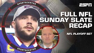 NFL PLAYOFFS ARE SET 🏆 Full NFL regular season finale RECAP 👏  SportsCenter [upl. by Olwen]