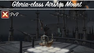 Final Fantasy XIV  Gloriaclass Airship Mount [upl. by Seigel406]