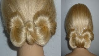 SCHNELLE EINFACHE Frisur für jeden Anlass Mittellanges Haar Updo Hair Prom HairstylePeinados [upl. by Eyeleen]