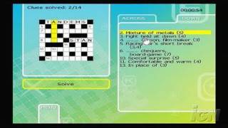 Puzzler Collection Nintendo Wii Gameplay  Crosswords [upl. by Ena]