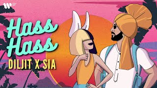 Hass Hass Official Video Diljit X Sia [upl. by Nerhe352]