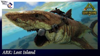 Taming A High Level Megalodon amp Basilosaurus  ARK Lost Island 30 [upl. by Julietta]