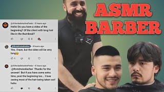 ASMR BARBER  Dramatic Hair Change Scissors to Buzzcut Scissor Buzzcut Before amp After [upl. by Westley332]