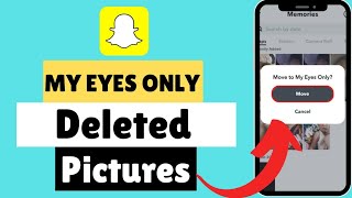 How to recover my eyes only pictures on snapchat snapchat recover my eyes only [upl. by Vershen]