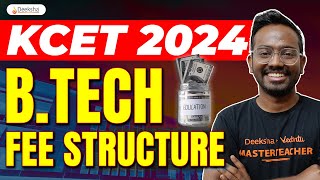 KCET 2024 Fee Structure  KEA UGCET 2024 Engineering amp Architecture Fees Released [upl. by Nomzed]