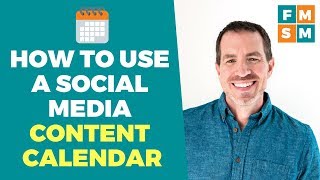 How To Use A Social Media Content Calendar [upl. by Eetnwahs]