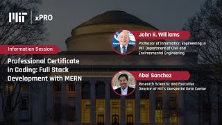 Information session on MIT xPRO Professional Certificate in Coding Full Stack Development with MERN [upl. by Alracal958]