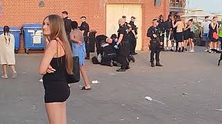 Adventure in Brighton beach right now As armed Police make an arrest [upl. by Enohpets148]