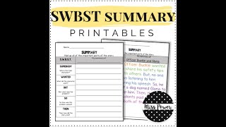 SWBST Summarizing sheet [upl. by Player]