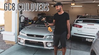 Subaru Impreza GC8 Coilover InstallReview Maxpeedingrods [upl. by Levan288]