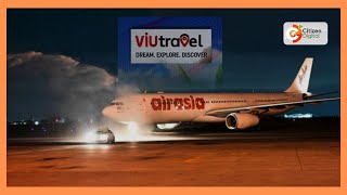 Viutravel Ndege ya kwanza ya moja kwa moja ya AirAsia kutoka Kuala Lumpur yatua JKIA [upl. by Noillimaxam]