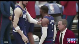 NBA 2K23 Wizards vs Clippers [upl. by Shep]