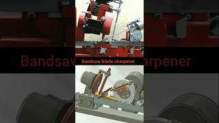 Bandsaw blade sharpener shorts virals physics [upl. by Aleahpar]