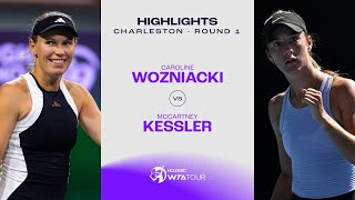 Caroline Wozniacki vs McCartney Kessler  2024 Charleston Round 1  WTA Match Highlights [upl. by Attennot500]