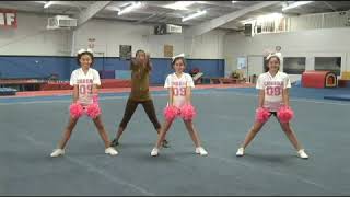 Basic Moves for Cheerleading Routines How to Do a Touchdown Cheer in Cheerleading [upl. by Ayotahc]