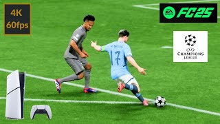 EA FC 25  Manchester City vs Real Madrid  PS5 Gameplay  Champions League 4K 60fps [upl. by Dorsey]