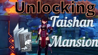 Unlocking Taishan Mansion DomainHow to get Diligence Prosperity amp Gold Talent leveling materials [upl. by Yorke967]