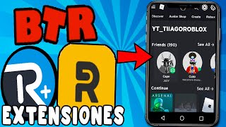 ¡COMO TENER EXTENSIONES DE ROBLOX EN CELULAR ANDROID BTRoblox Y MAS [upl. by Aspasia34]