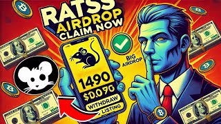 Dogs same token Rats 🐁  Rats Airdrop  New Airdrop Like Dogs Crypto Airdrop  rats kingdom [upl. by Ardnuhsor]