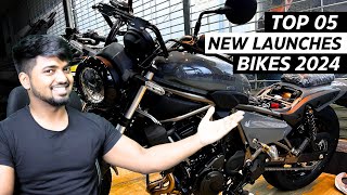 Top 05🔥New Bike Launches In India 2024 FT Aprilia Bajaj Royal Enfield  New Bikes In India 2024 [upl. by Oivaf]