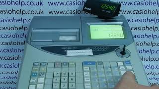 E0004 INIT FC Error Message Casio TE2200  TE2200  TE2400  TE2400 Cash Register USA Canada UK [upl. by Attezi646]