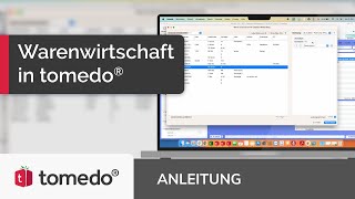 Warenwirtschaft in tomedo® Anleitung [upl. by Venita]