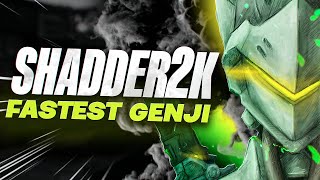 Is Shadder2k the FASTEST GENJI in Overwatch 2 [upl. by Ulrike159]