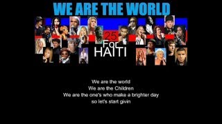 We Are The World 25 for Haiti  Various Artists Lyrics [upl. by Simmie951]