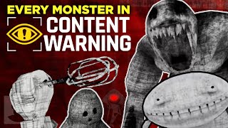 Every Monster In Content Warning  The Leaderboard [upl. by Nalyk427]