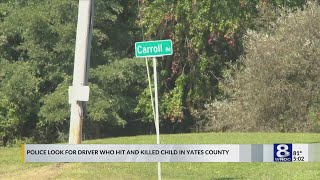 Deputies search for driver in hit and run that killed 1yearold in Yates County [upl. by Ferri886]