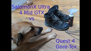 Salomon X Ultra 4 Mid GTX vs Quest 4 GoreTex hiking shoes  Which one should you get [upl. by Malinin]