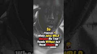 WHEN JUICE WRLD SHOWED HOW HIS VOCALS REALLY SOUND… [upl. by Anelad12]