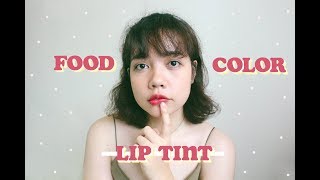 DIY Food Color Lip Tint Philippines  Ina Louise [upl. by Bonnell]