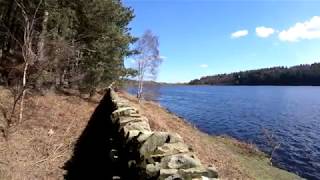 Langsett Reservoir 4K walk 5 Apr 18 [upl. by Manwell]