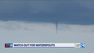 Watch out for waterspouts [upl. by Ellehsad]