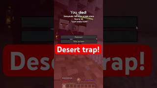 desert trap in rlcraft minecraft rlcraft rlcraftminecraft rlcraftv2 rlcraftdregora [upl. by Winna]