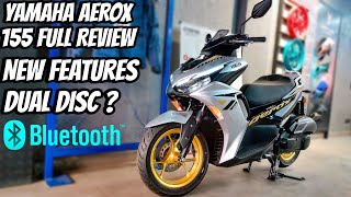 2024 Yamaha Aerox 155 E20  Full Review Video  PriceEmiFeaturesColours  155 cc super scooter [upl. by Thorfinn]