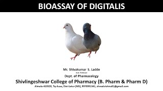 09Bioassay of Digitalis [upl. by Cataldo]