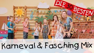 Karneval amp Fasching  Der beste Kinderliedermix 🎉  Kinderlieder zum Mitsingen Tanzen und Bewegen [upl. by Stone]