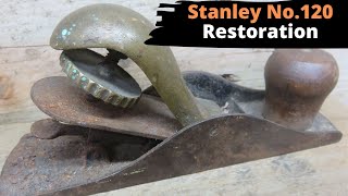 Vintage hand plane restoration Stanley No 120 [upl. by Leeann]