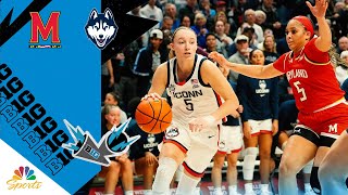 HIGHLIGHTS UConn vs Maryland  Big Ten Womens Basketball  11162023  NBC Sports [upl. by Attenauq]