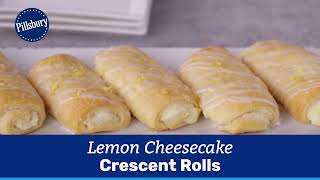 Lemon Cheesecake Crescent Rolls  Pillsbury [upl. by Cira]