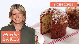 Martha Stewarts Panettone  Martha Bakes Recipes [upl. by Ailegna]