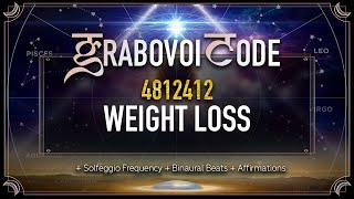 Grabovoi Code for WEIGHT LOSS  Use these Grabovoi Numbers 21 days while you sleep [upl. by Nesaj]