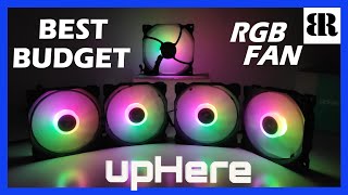 Budget RGB LED Fan Unboxing amp Test  upHere [upl. by Premer]