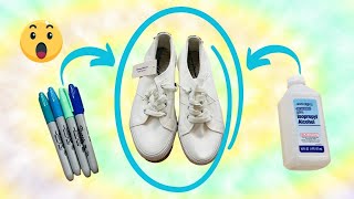 Tie Dye Shoes Beautiful and Easy DIY [upl. by Nollat74]