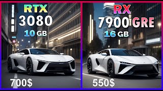 RX 7900 GRE vs RTX 3080 comparison in 50 games at 1440P [upl. by Auhesoj]