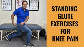 Top 6 Standing Glute Exercises To Help Knee Pain [upl. by Kacy]