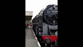 BR 9F 92214  Leicester North GCR 17623 steam preserved railway [upl. by Nyladam86]