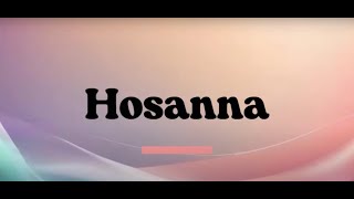 Hosanna  Lyrical  ARRahman  Vijay Prakash  Blaaze  Suzanne DMello [upl. by Phillis]